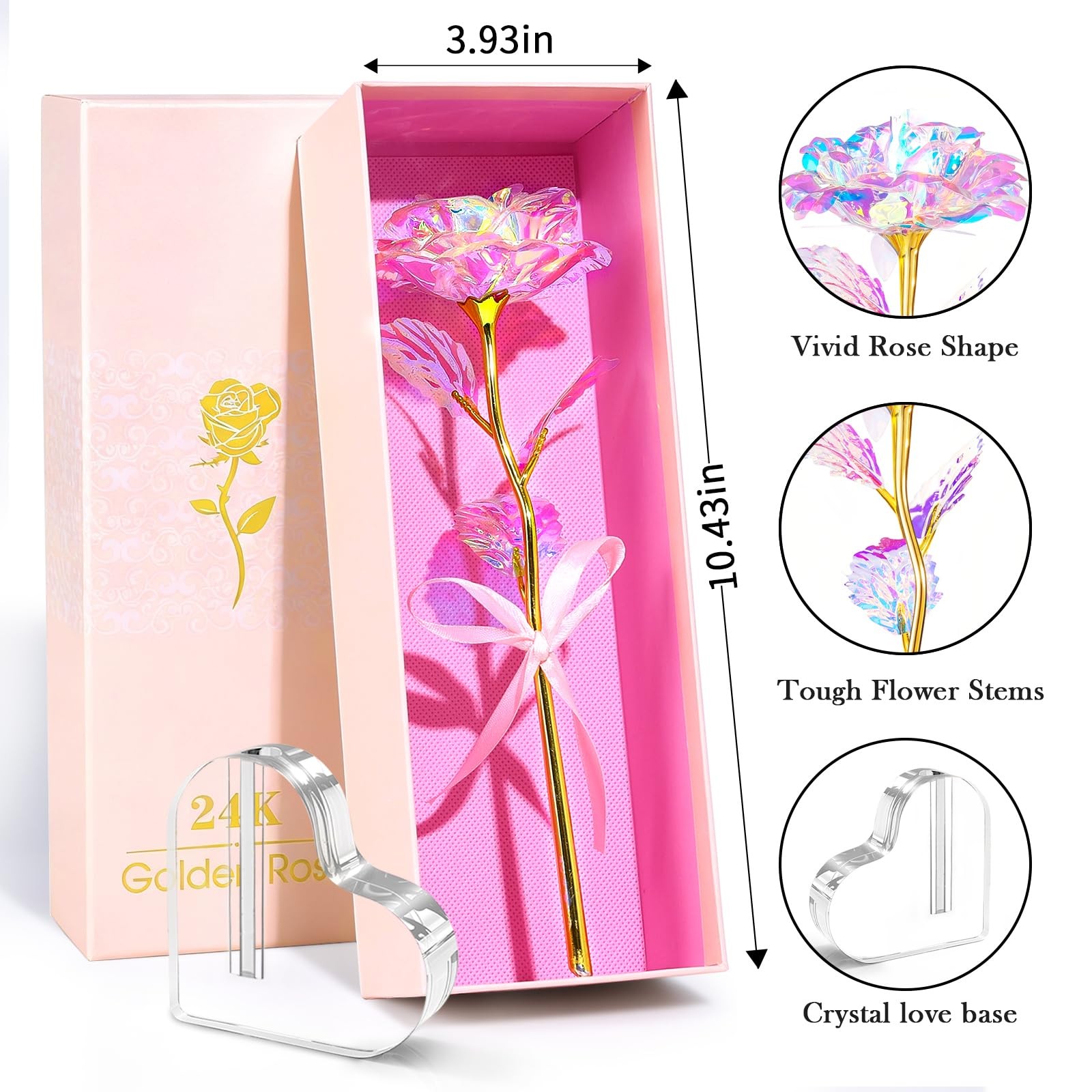 Mothers Day Mom Gifts for Women Grandma, Artificial Forever Birthday Flowers …