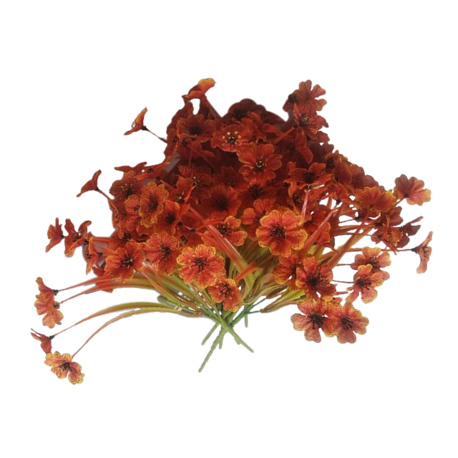 ↑10pcs Artificial Fall Flowers Real Looking Vibrant Colors No Fade Fall Fake