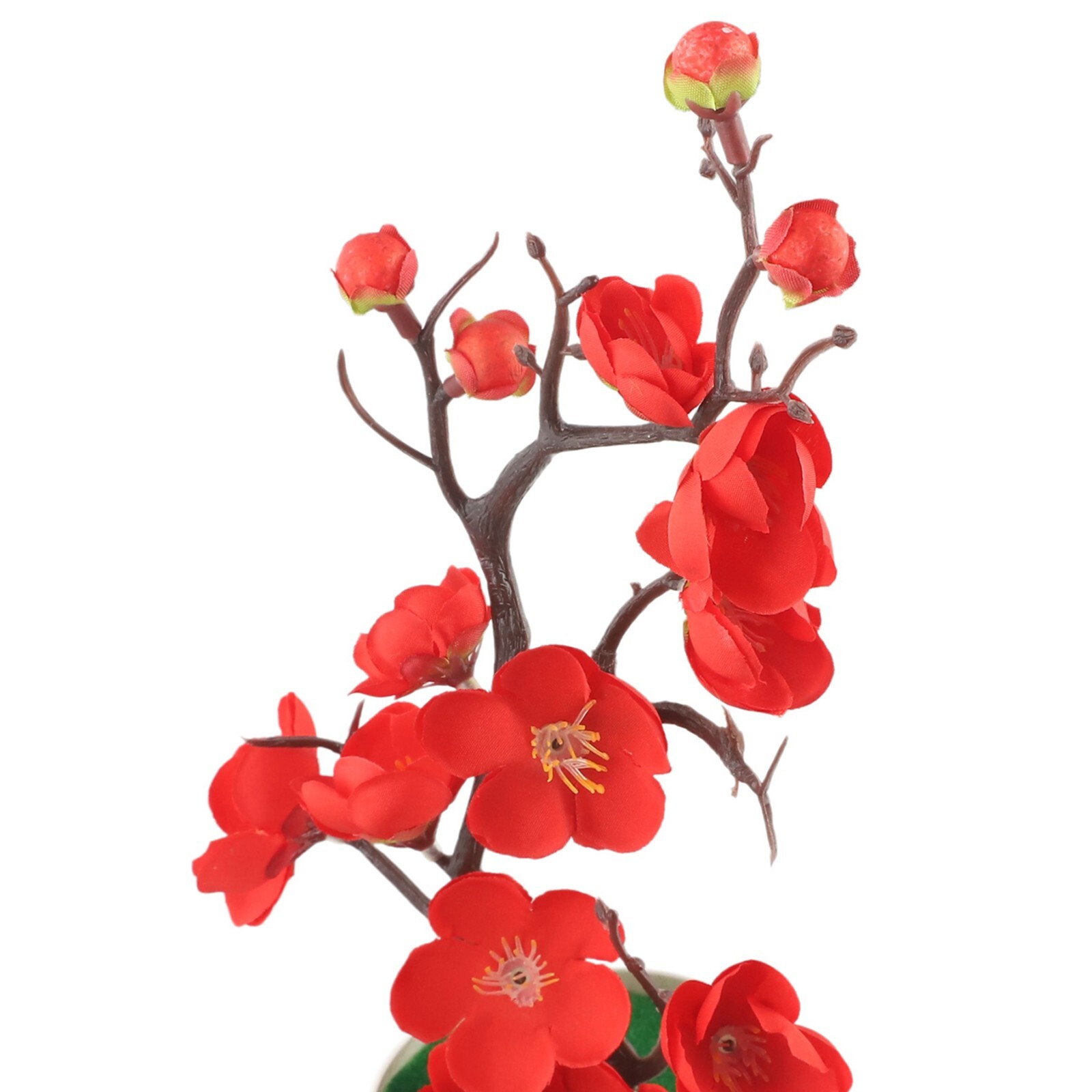 Bonsai Simulation Artificial Pot Plant Home Office Plum Blossom Decor