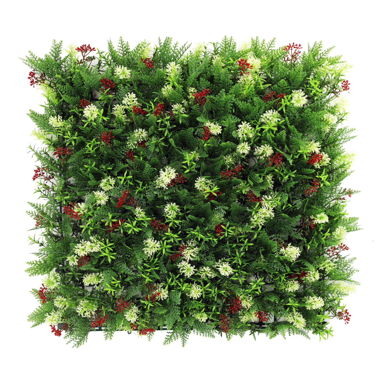 20″x20″ Artificial Faux 3D Mix Leaf Privacy Fence Screen Decor Panel Hedge V16