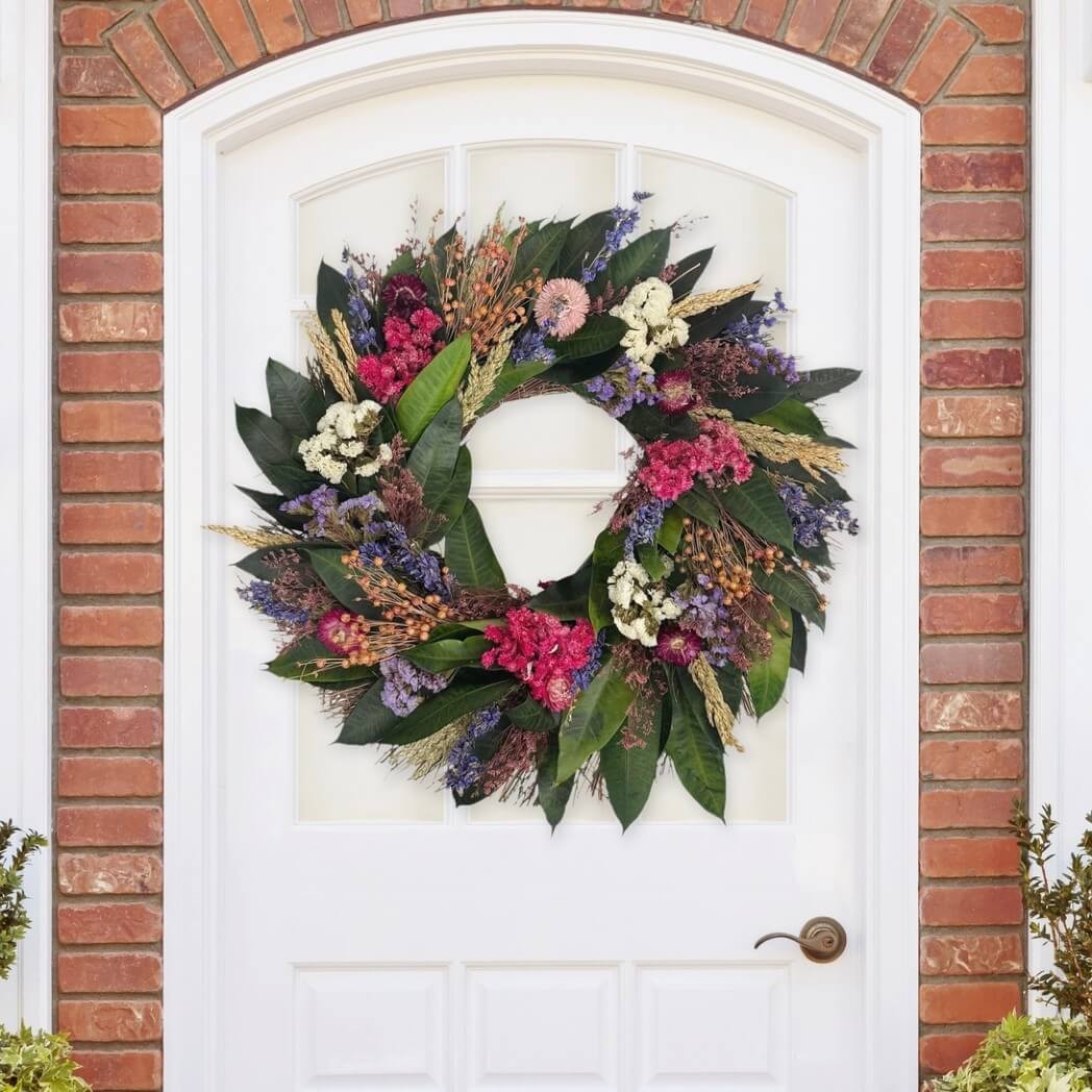 Andaluca Newport Fuchsia Floral Wreath