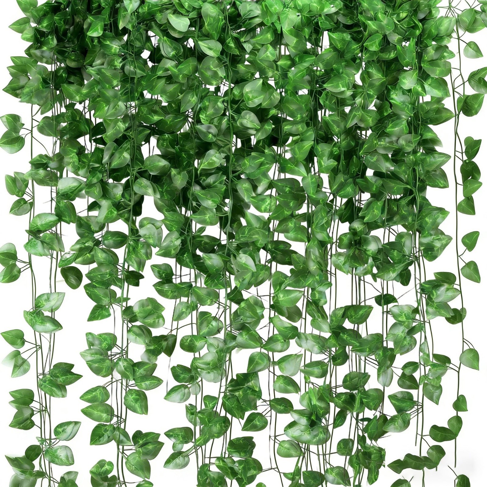 24 Pack Fake Vines 168ft Artificial Ivy Greenery Garland for Home Wedding Decor