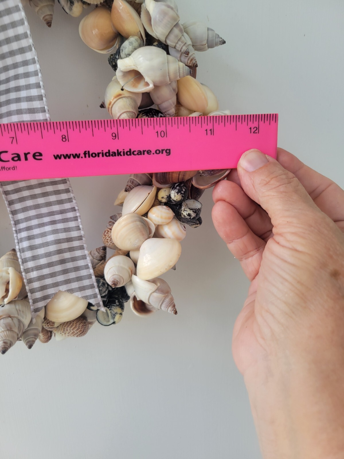 Sea Shell Wreath Handmade Nautical Coastal Beach Door Wall Home Decor
