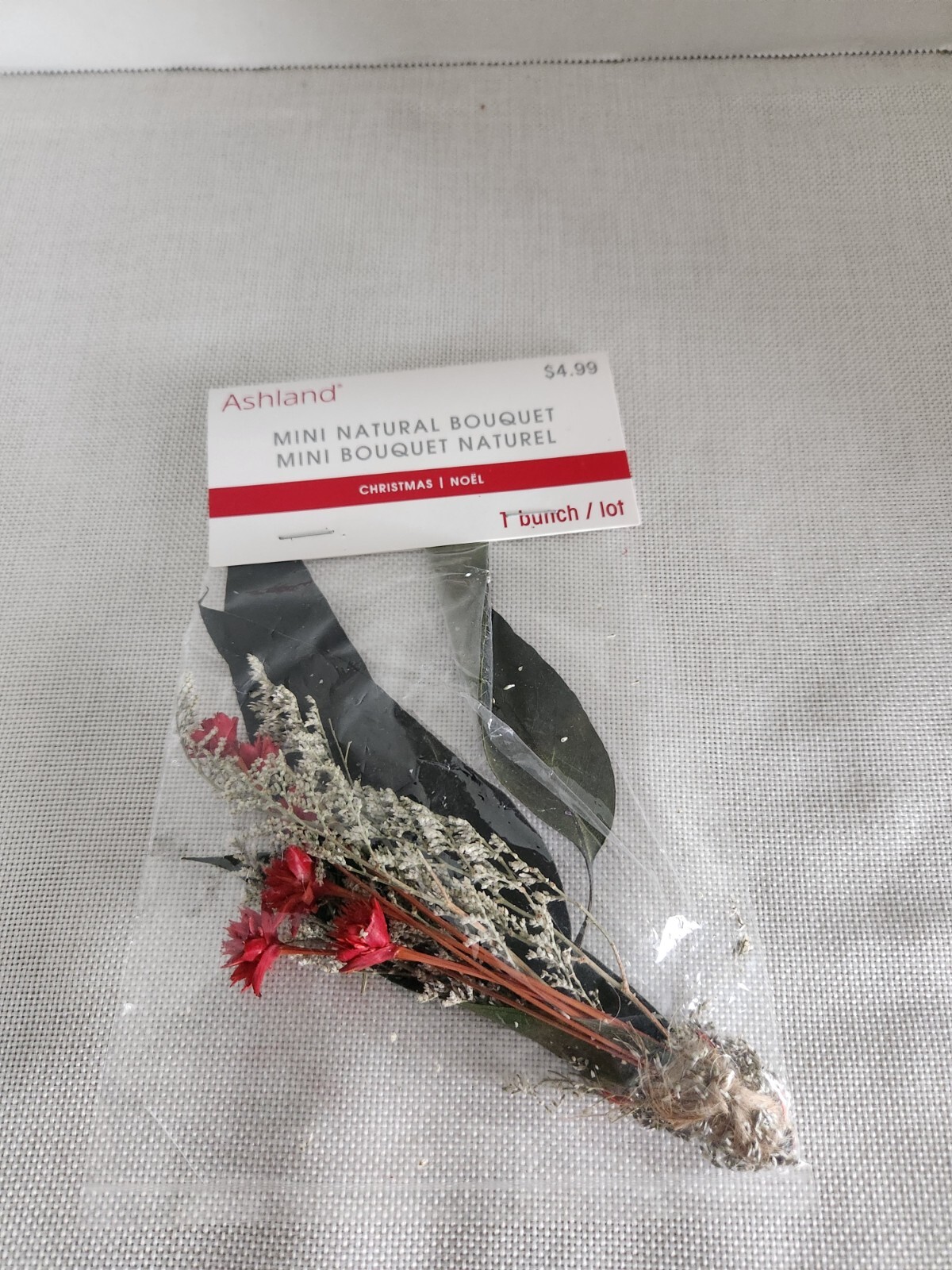 Ashland Natural Dried Bunch Leaves Mini Bouquet Lot