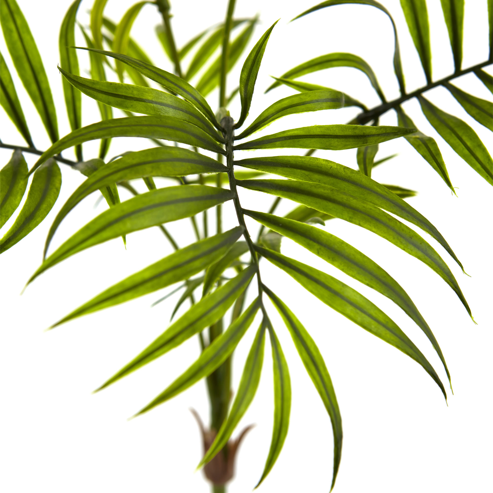 Mini Areca Palm faux Bush faux Plant Decor Set of 6