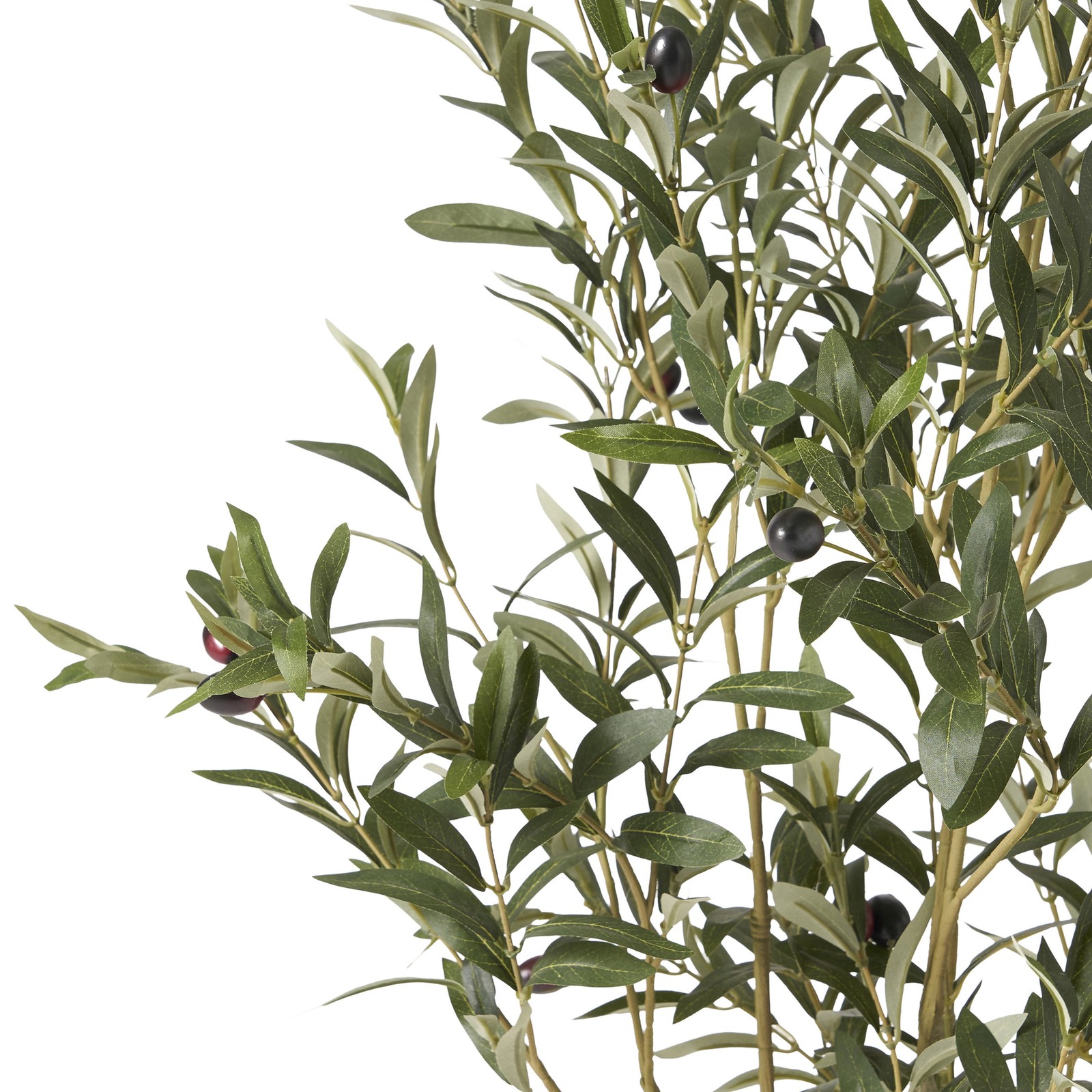 4′ x 1.5′ Artificial Tabletop Olive Tree, Green