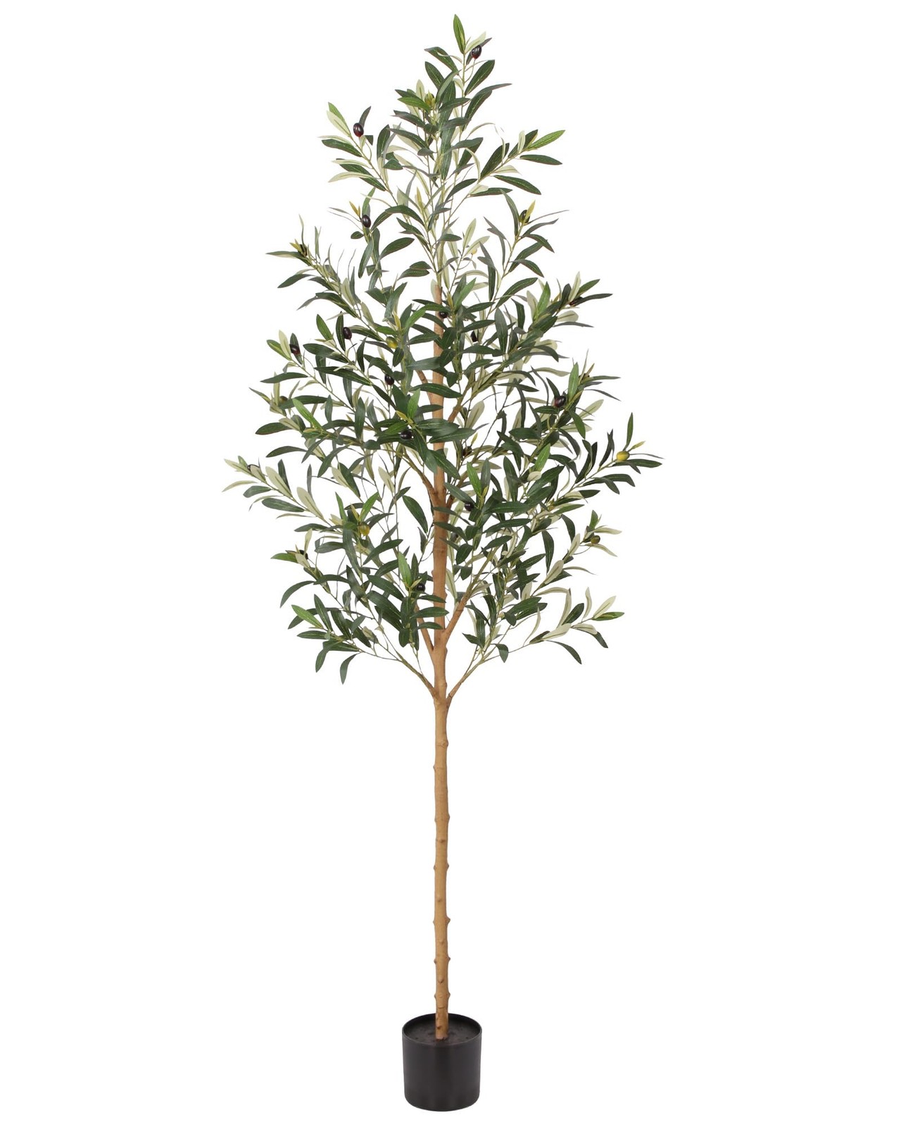 6FT Olive Trees Artificial Indoor, Tall Fake Olive Tree (72in) with Realistic…