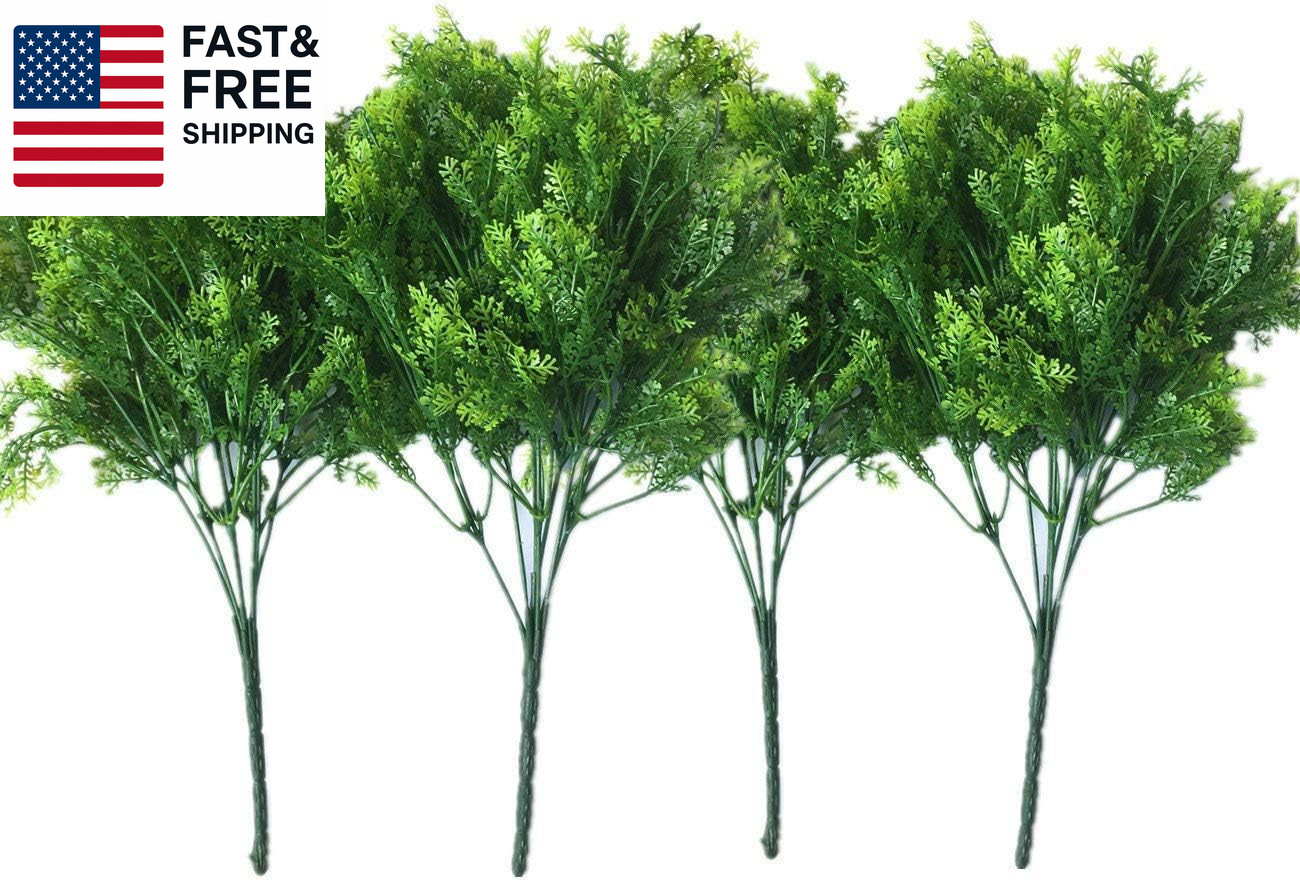 Artificial Shrubs, Plastic Plants Simulation Fake Bushes Wedding Outdoor Indoor