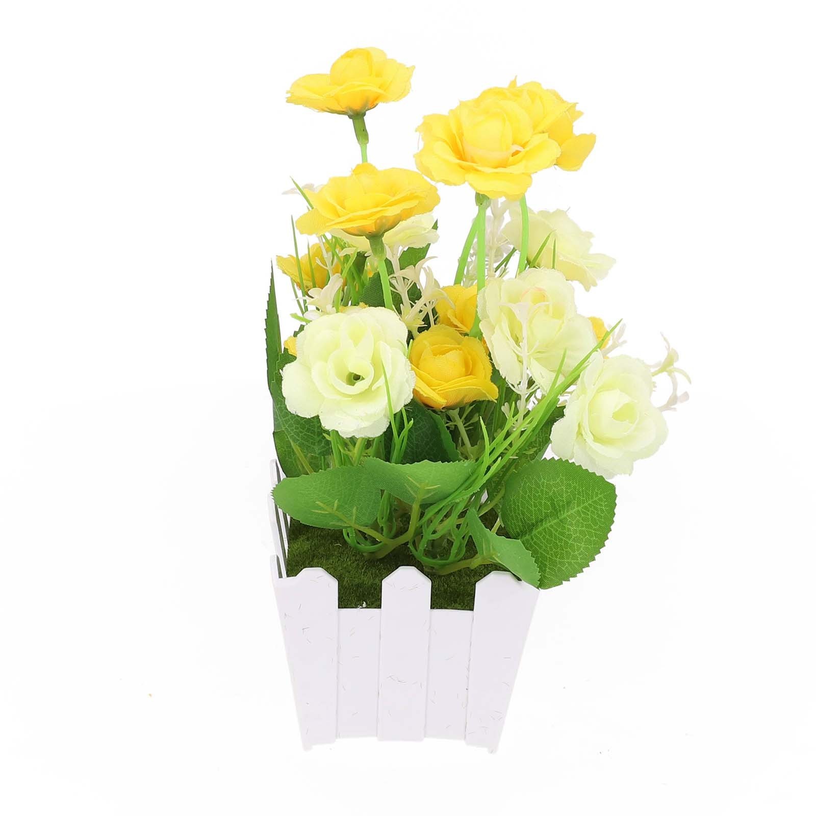 Realistic Looking Artificial Flowers in Pot for Indoor and Outdoor Use