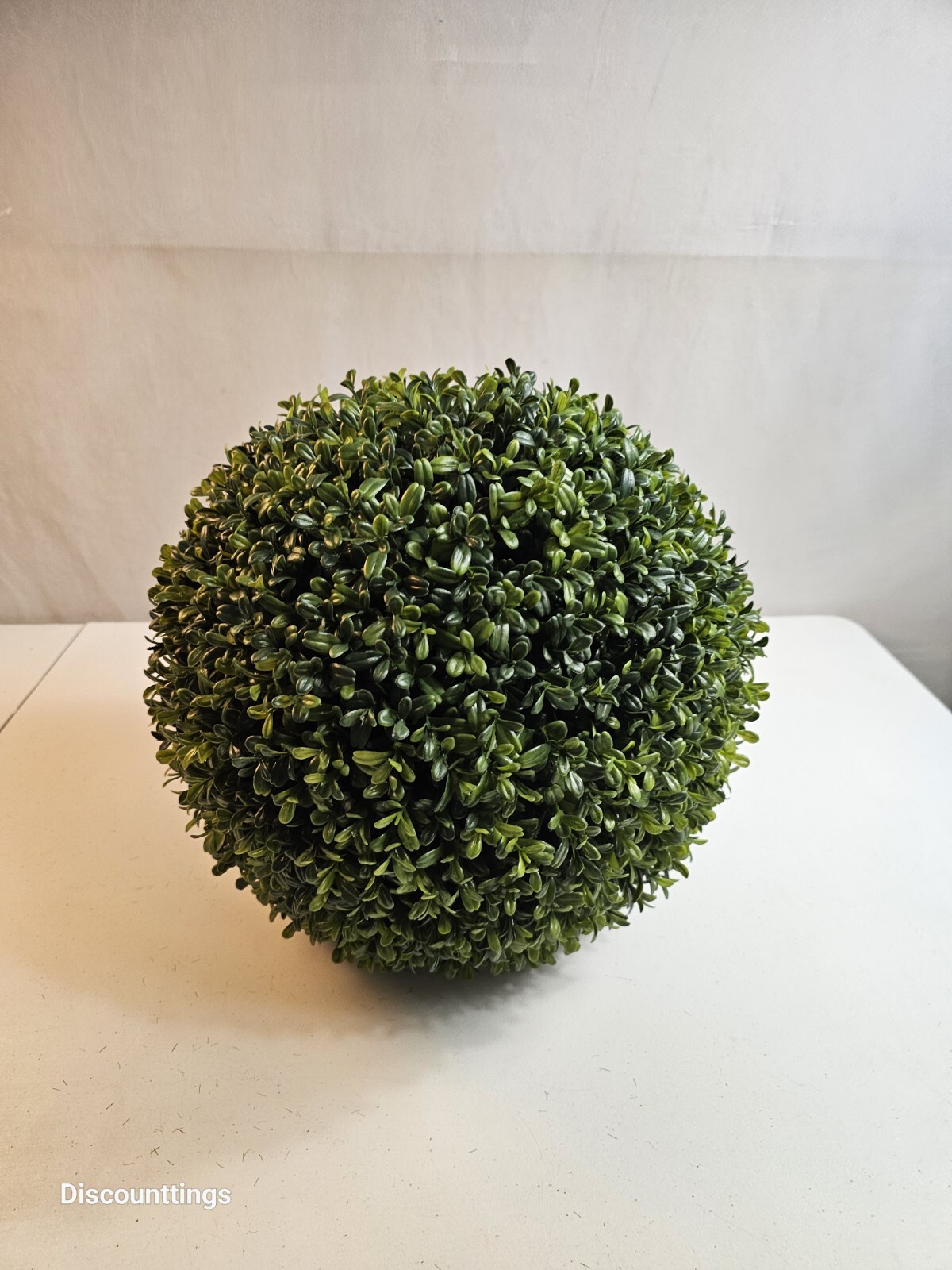 2x Artificial Boxwood Topiary Planter Faux 12 Inch Home Floral Decor