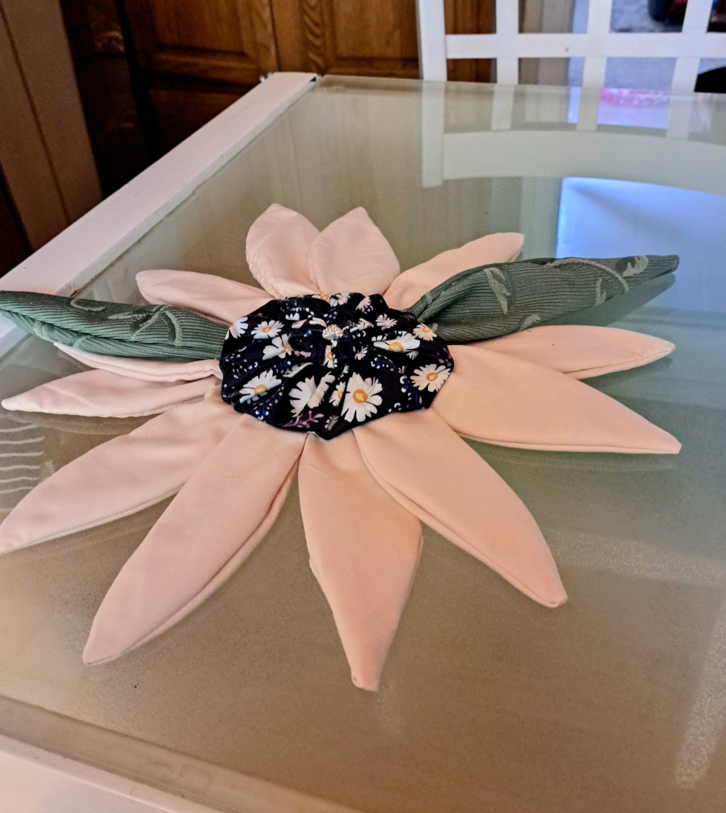 Pretty Flower 17 ” To Add To Your Decor + Free Gift