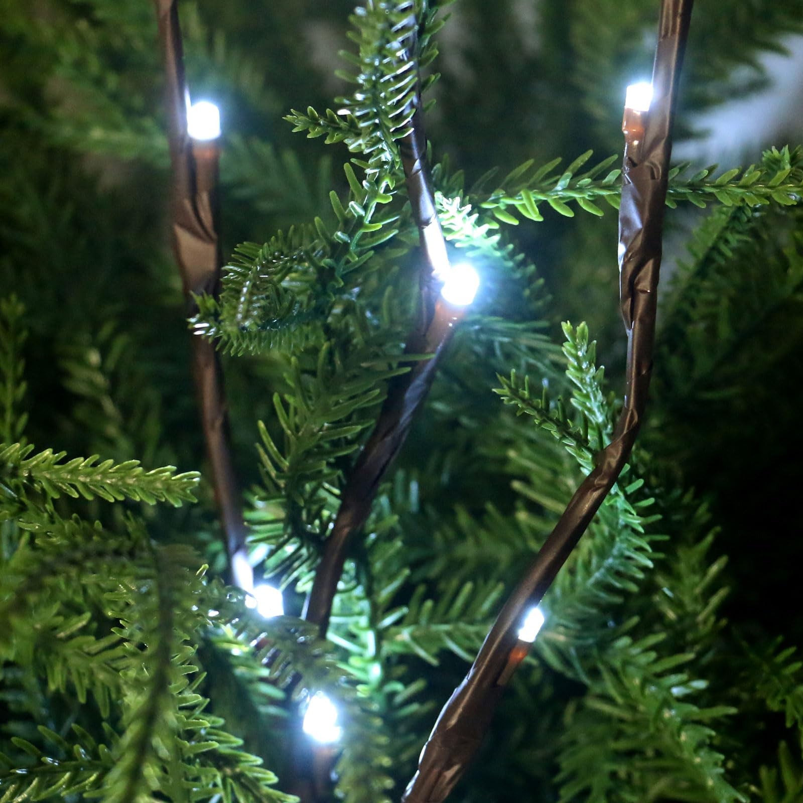 3PCS LED Lighted Branches Lights with Timer Battery Operated, 30 INCH Artific…