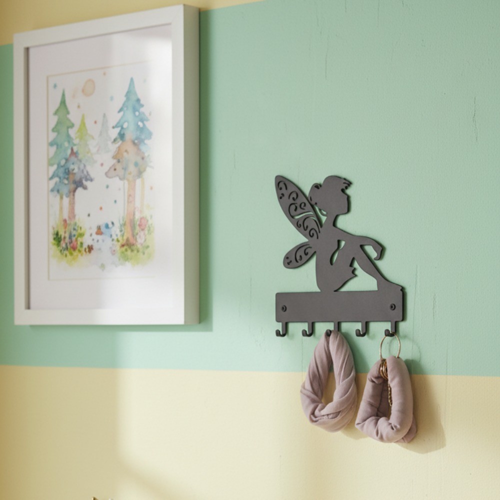 Metal Elf Wall Key Hangers – Multi-Purpose Coat Bag Hook Iron Home Organizer