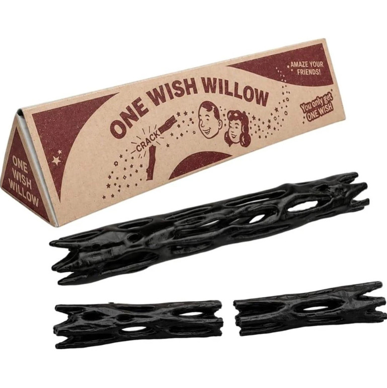 One Wish Willow Snap Stick Replica With Triangle Gift Box,Breakable Wish-Making