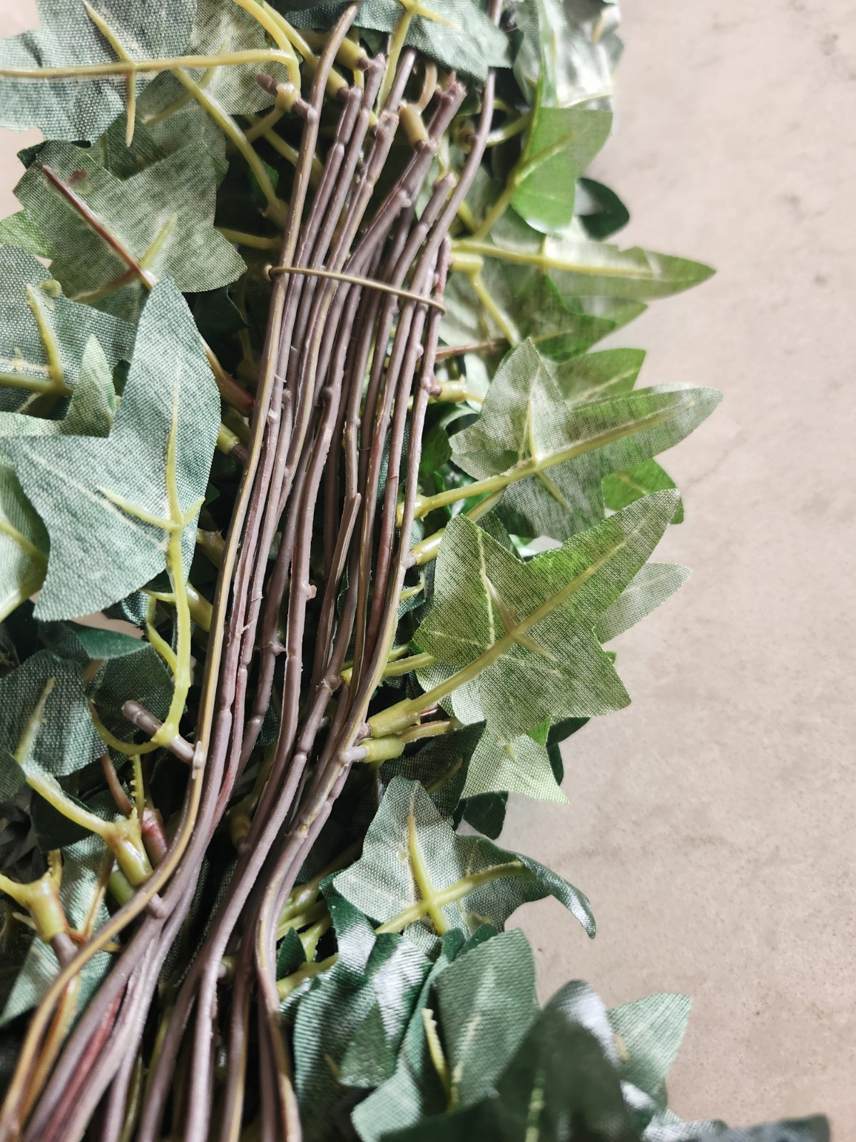 New Artificial Silk Faux Green Ivy Plant Pick Stem Bunch Approx 31″ 14″ Inches