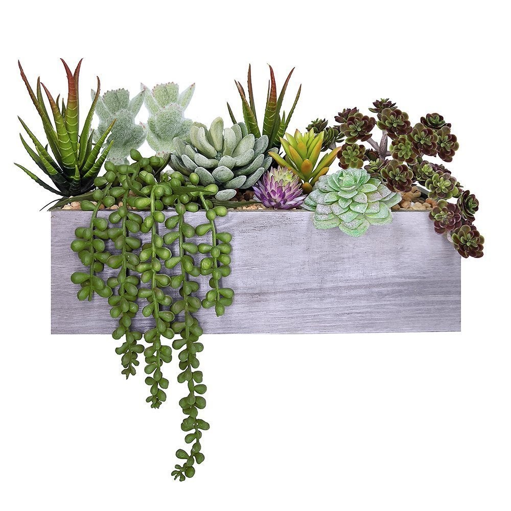 New Best Supla Artificial Potted Succulents Plants Arrangement Fake Succulent in