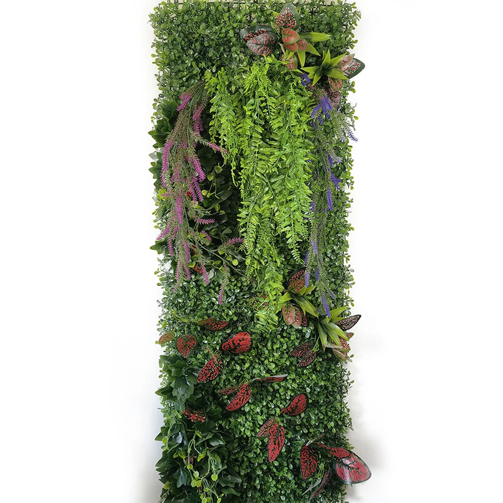 40x120cm Artificial Plant Wall Chlorophytum Grass Garden Wedding Decor Panel