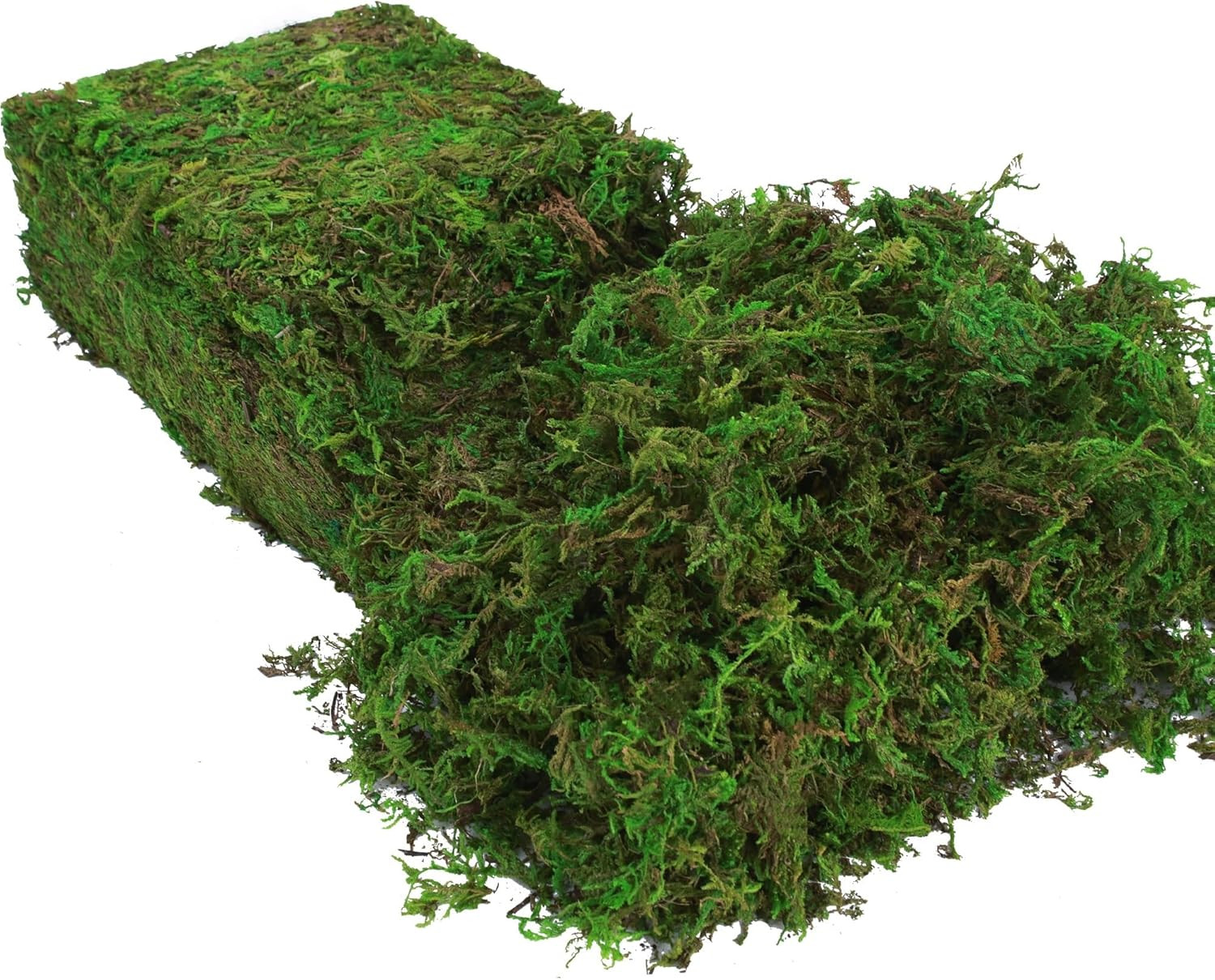 Fake Moss for Plants Indoor, 16OZ Green Moss for Crafts, Artificial Moss for Fau