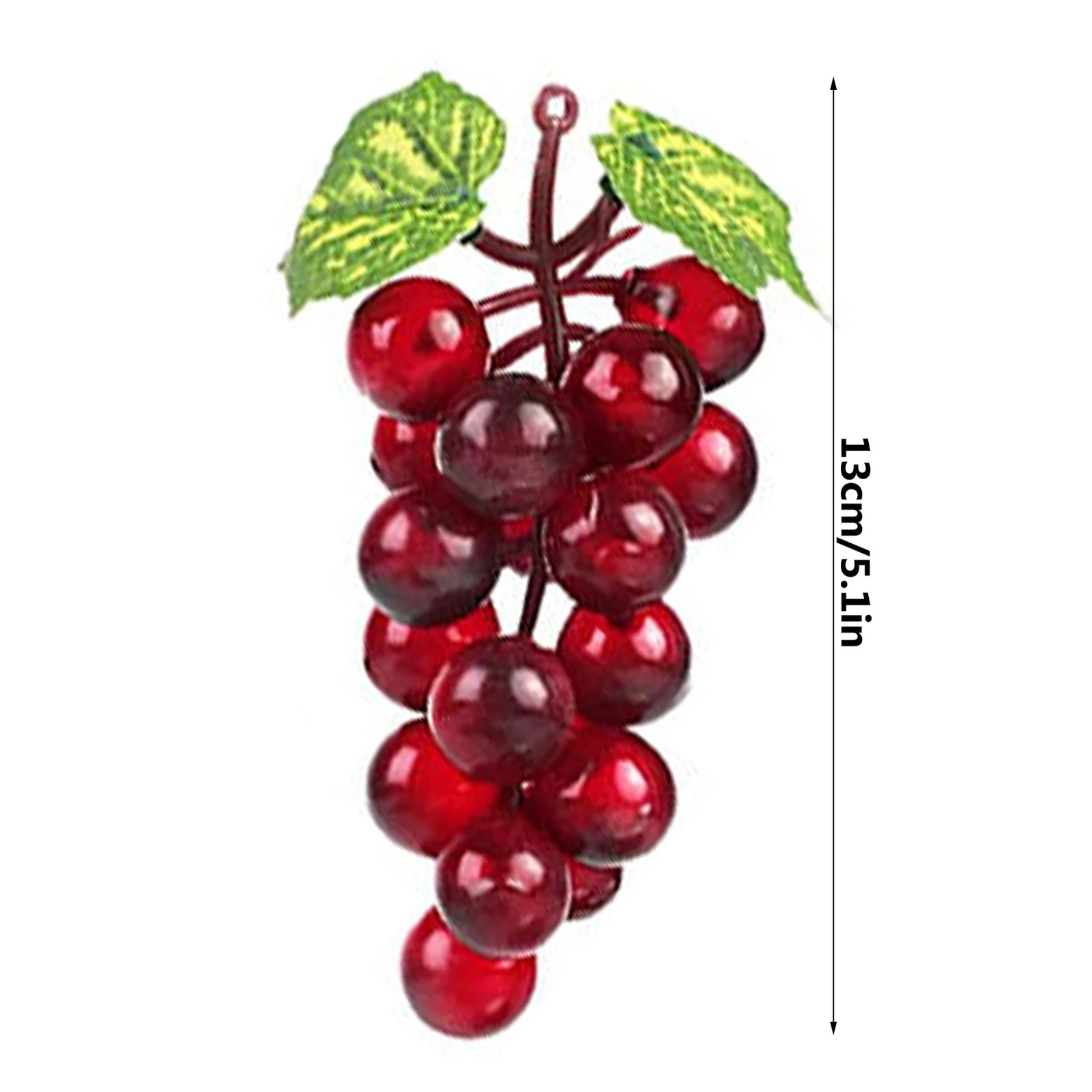 18Pcs Realistic Artificial Grapes Table Decoration of Realistic Fake Grape Natur