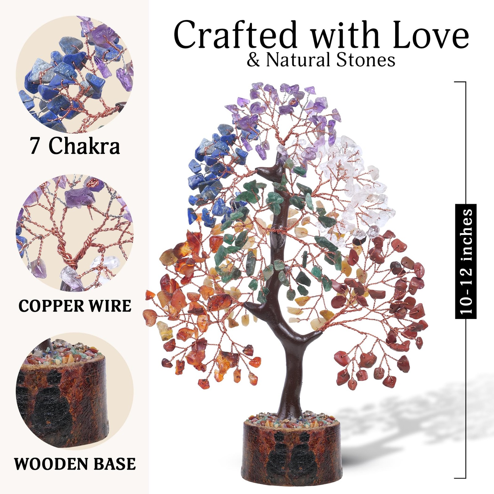 7 chakra tree of life crystal tree, home decor living room deco Kitchen