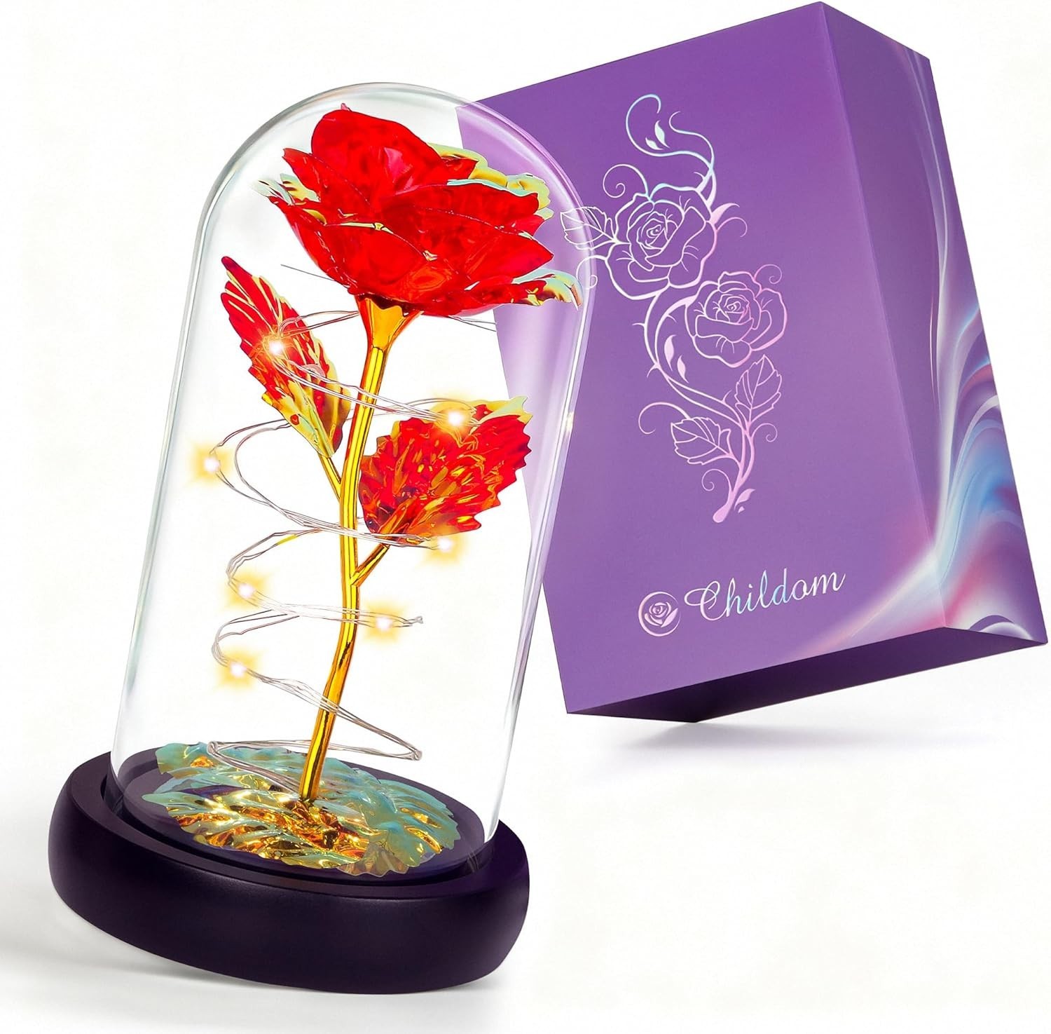 Charming Light Up Artificial Rose – Valentine’s and Birthday Gift for Her