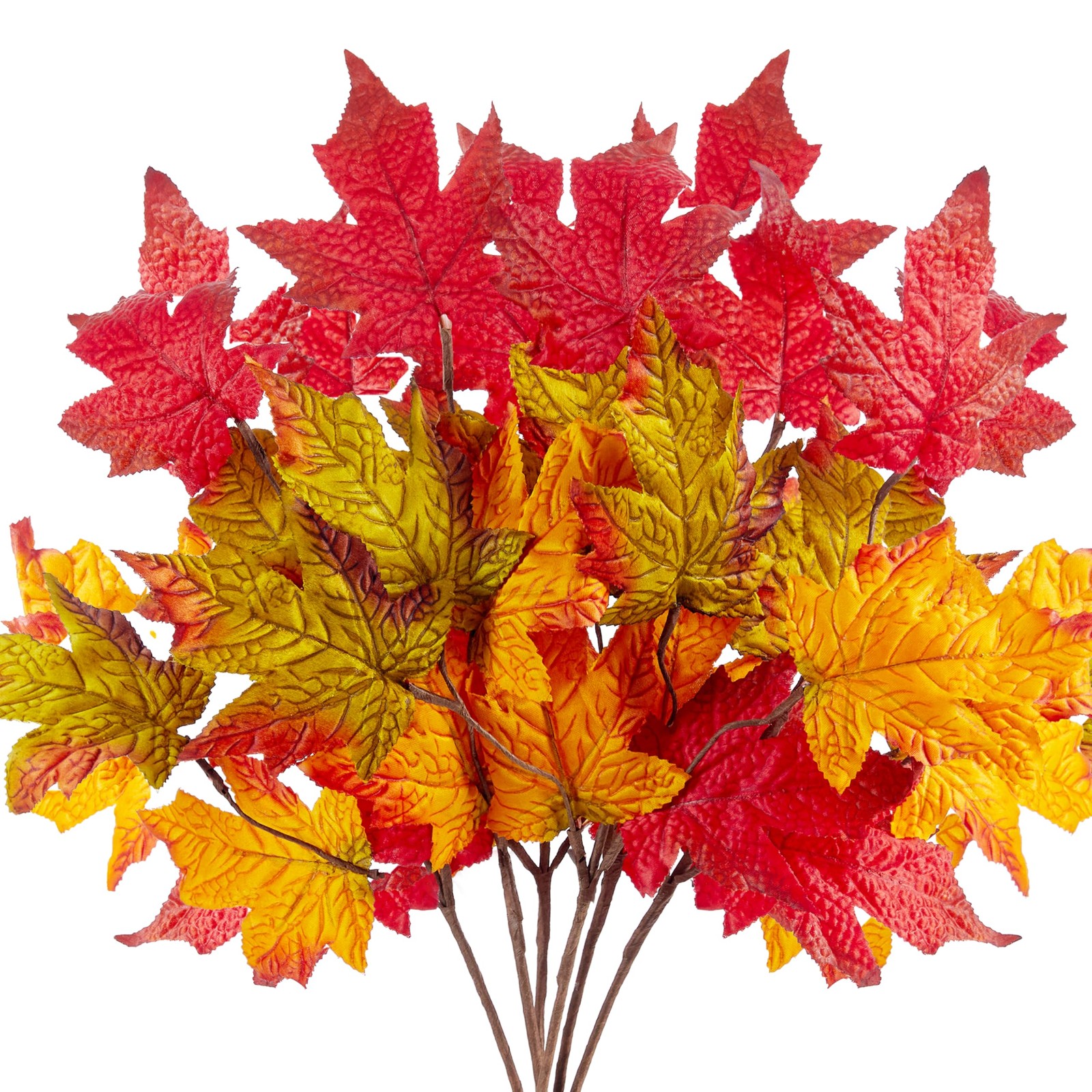 AWARDSEN Fall Leaves Artificial Stems 6 PC