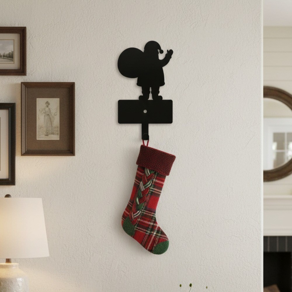 Duty Christmas Mug Hooks Sparkling Stocking Ornament Hangers for Mantle Decor