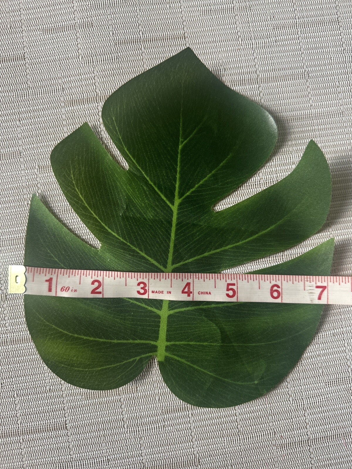 Tropical Palm Monstera Artificial Plant Leaves Party Chic Event Decor 4 Pieces