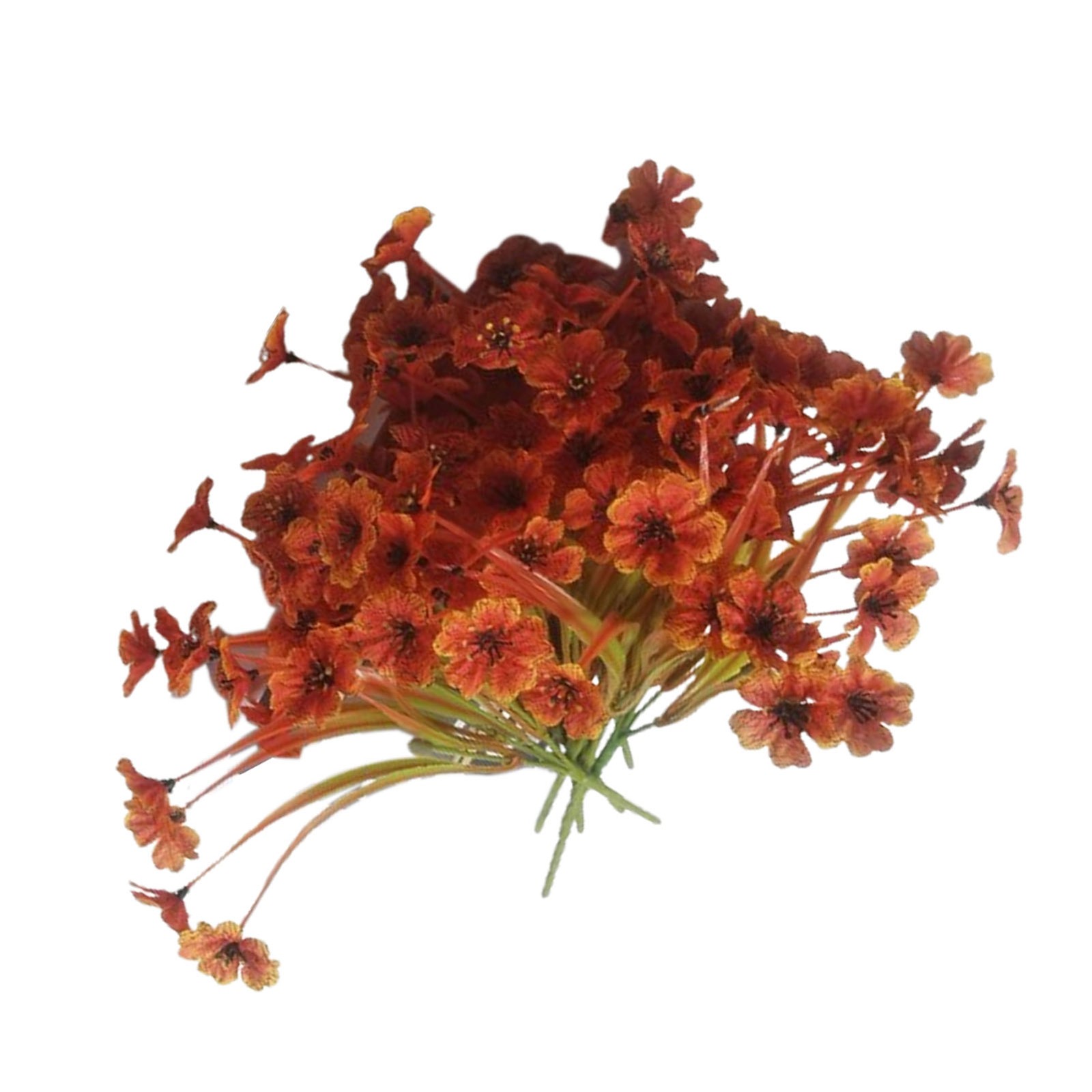 ↑10pcs Artificial Fall Flowers Real Looking Vibrant Colors No Fade Fall Fake