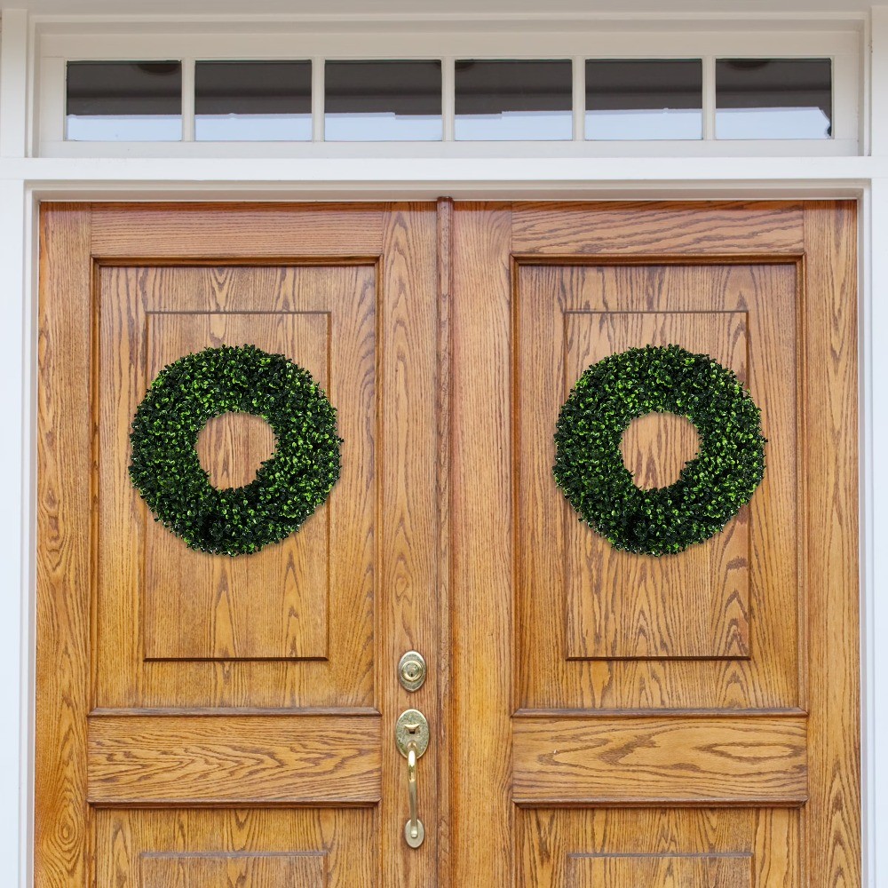 Wreath Artificial Wreath for the Front Door by Pure Garden Home Decor