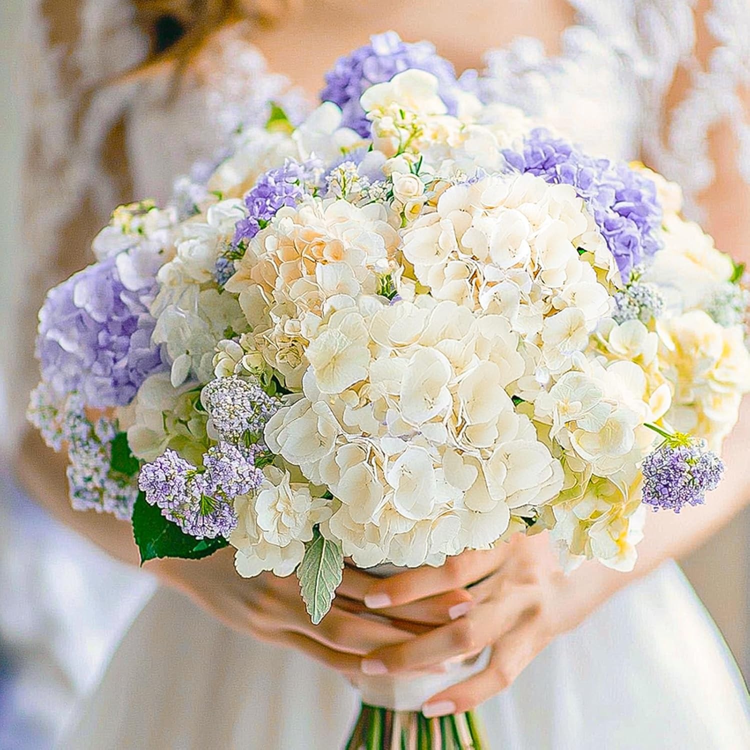 Bulk Artificial Hydrangea Flowers Floral Arrangement