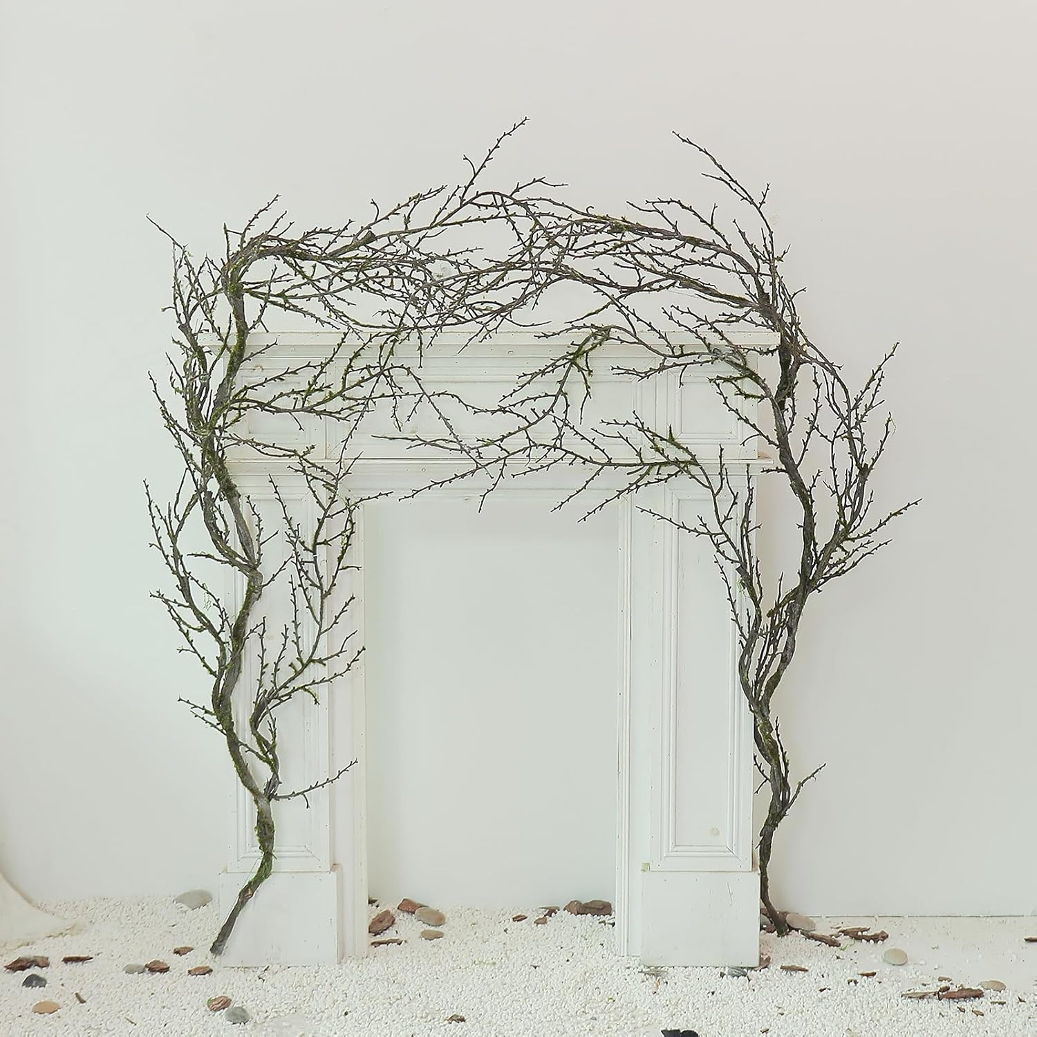 74.8″ Black Halloween Tree Branches & Twigs Garland for Spooky Decor