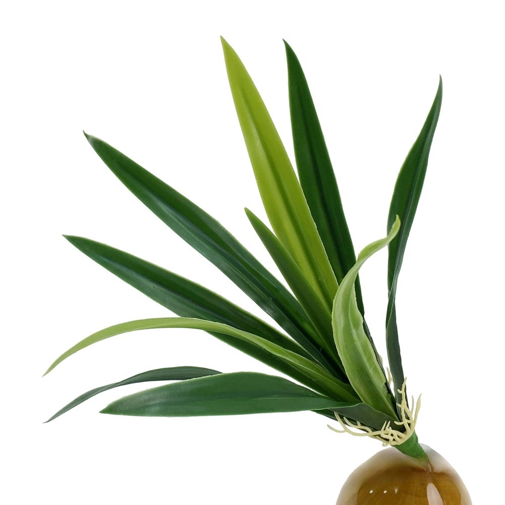 Plastic Simulated Orchid Leaves 45cm Green Foliage for Home and Event Decor