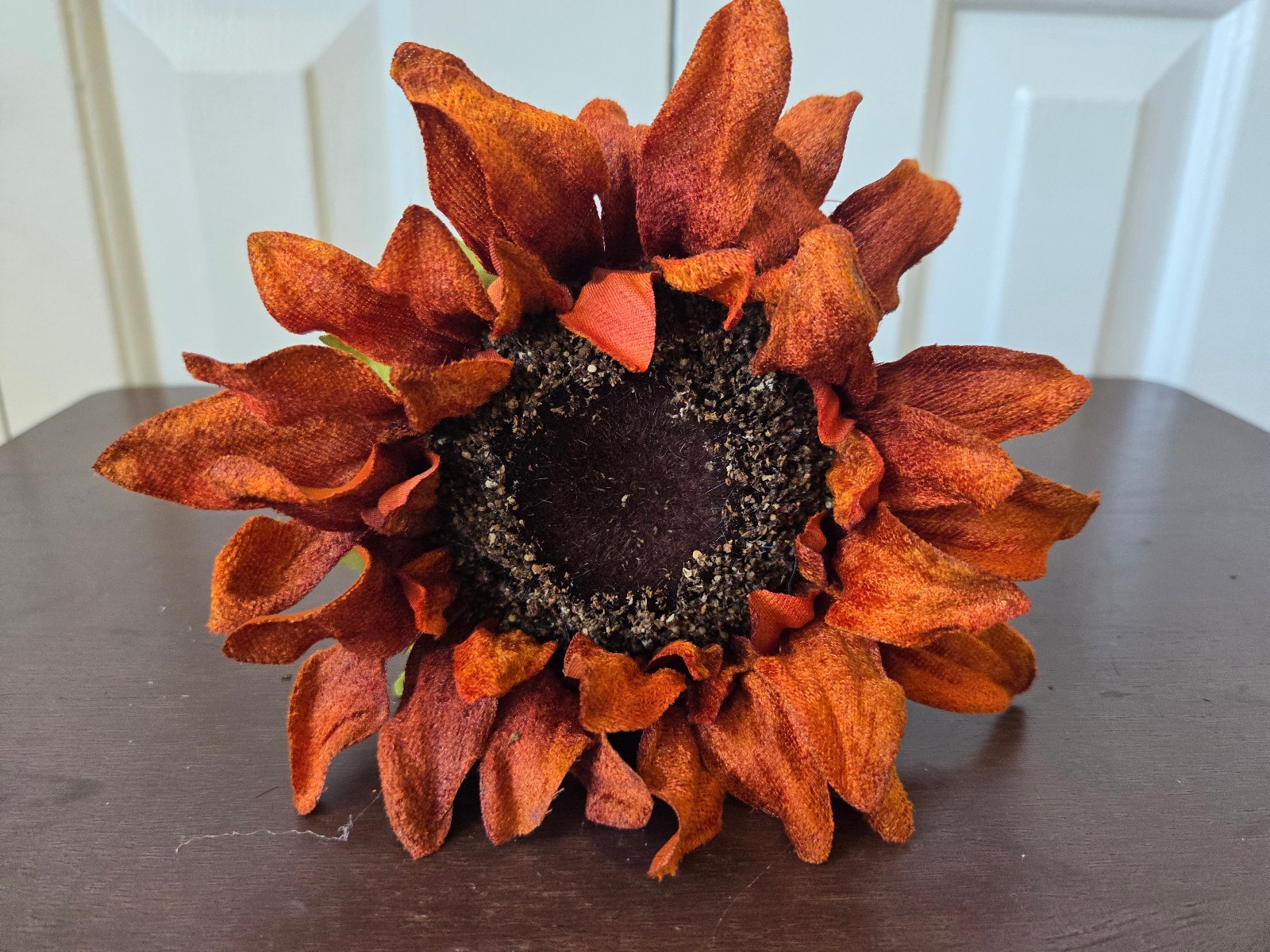 Hobby Lobby Sunflower Stem Pick Autumn Fall Rust Orange