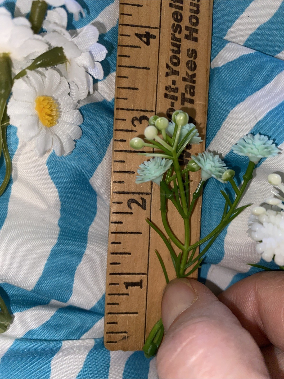 Vtv Deco Plastic Stem Floral Lot 1960’s Miniatures