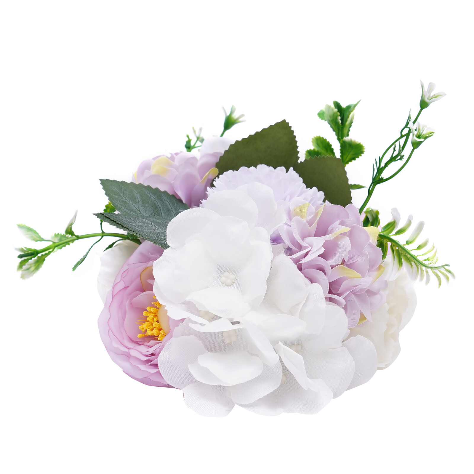 10 Set Artificial Hydrangea Camellia Flowers Silk Bouquet Party Wedding Decor