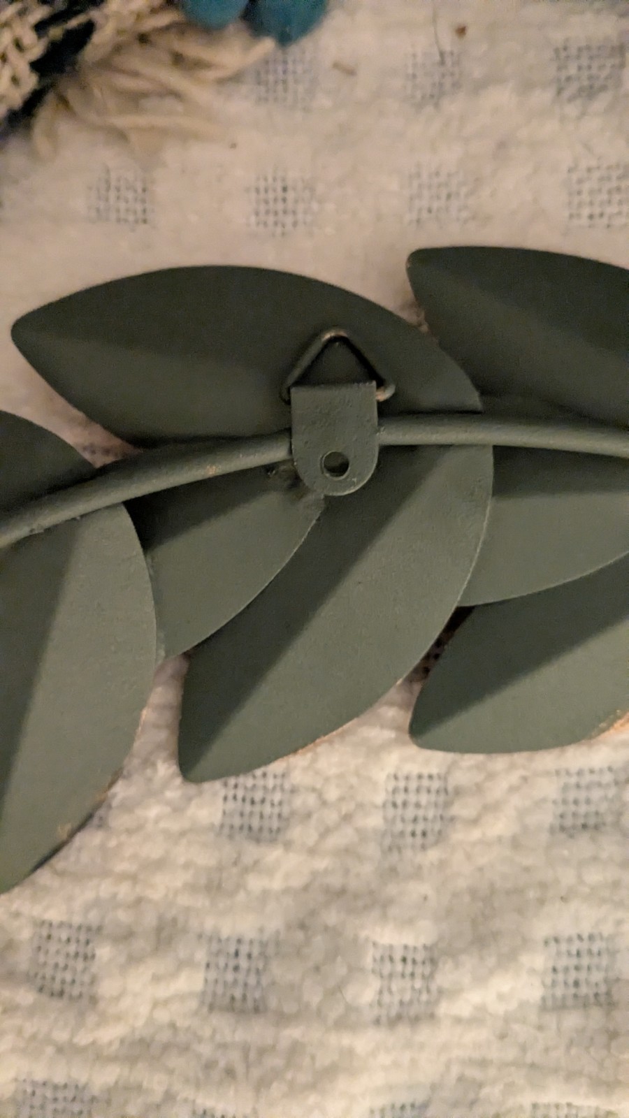 Laurel Wreath Cut out Iron 13″ In Diameter
