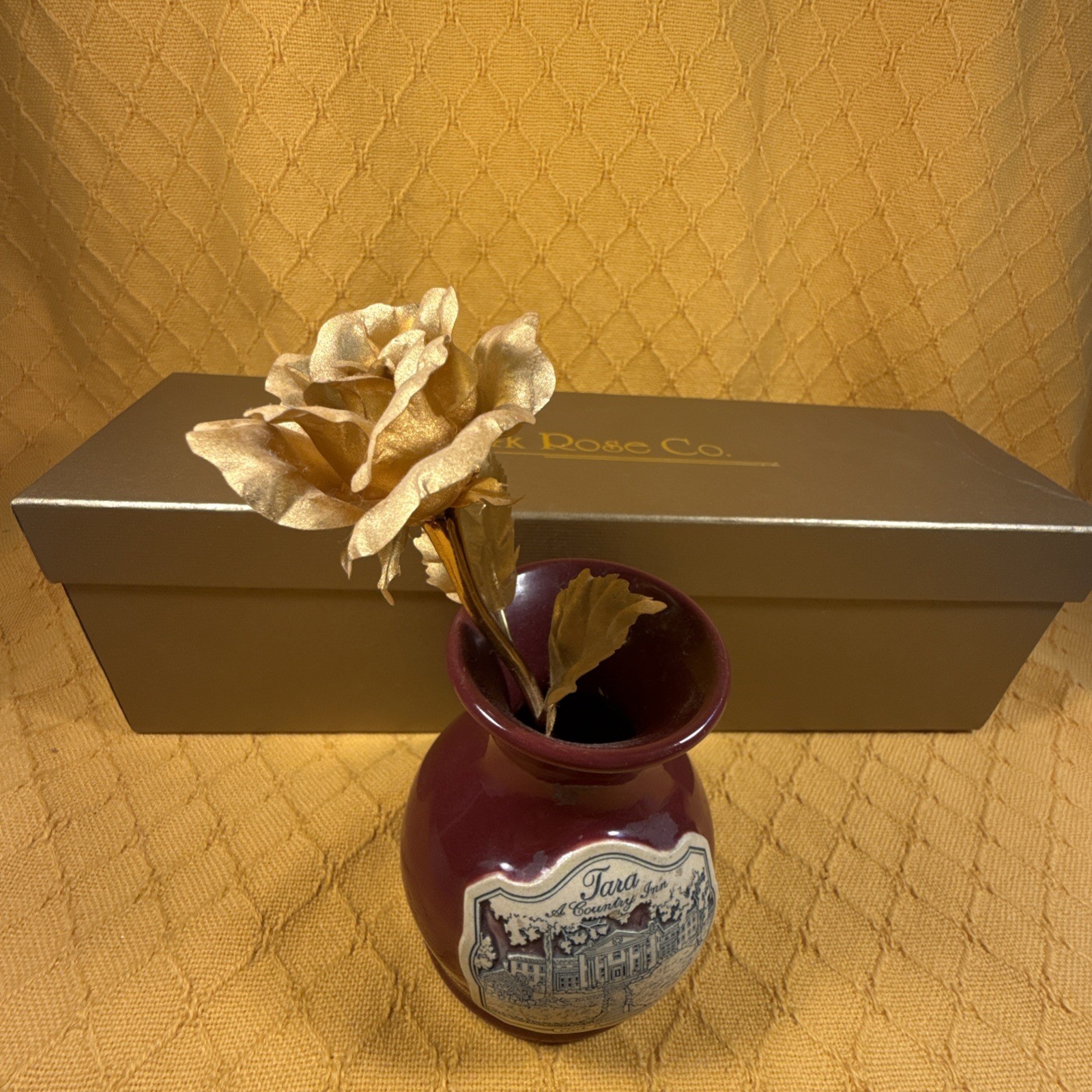 24K Gold Rose – Smaller, 6-7-inch — Delicate, Timeless Tribute to L-o-v-e.