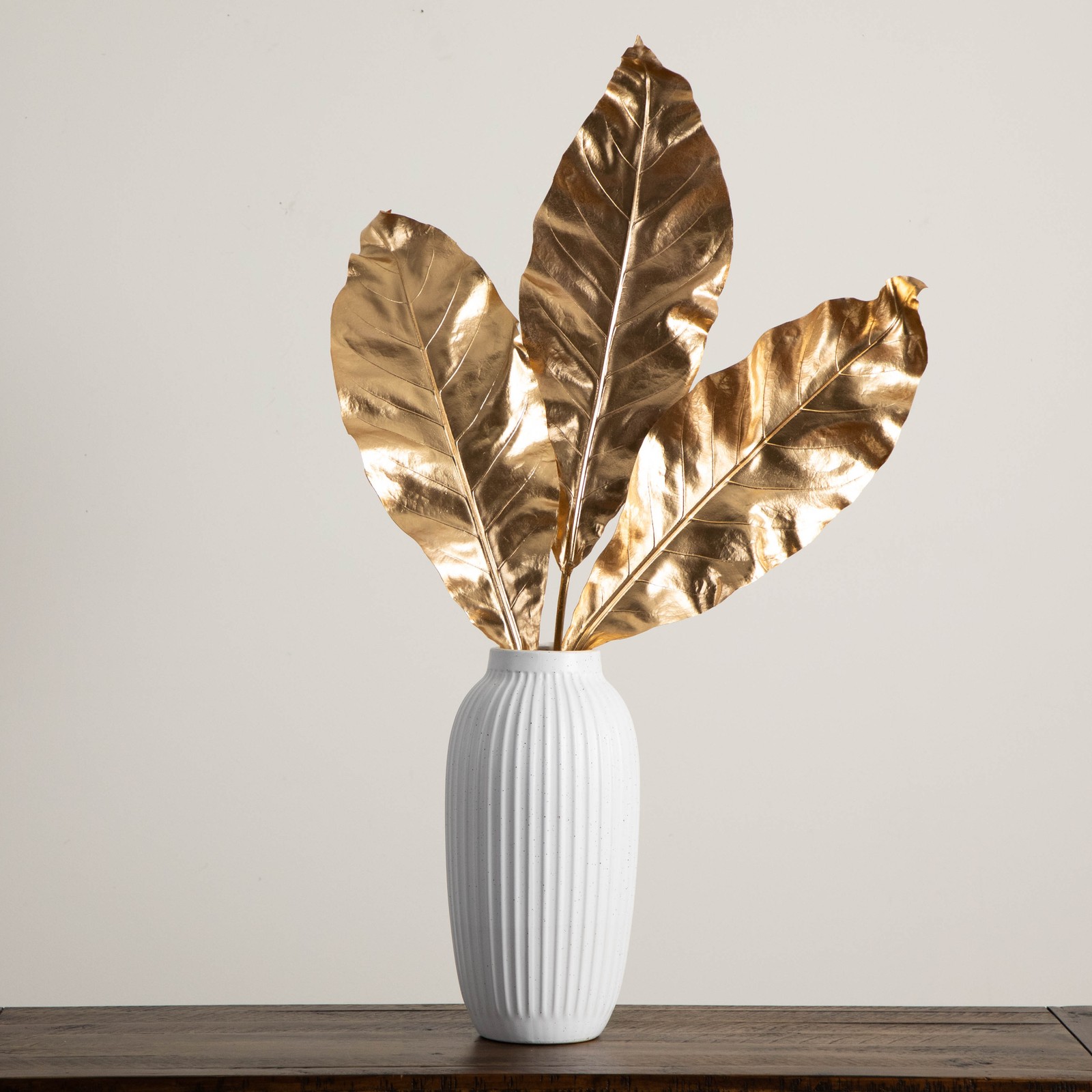 Nearly Natural 42″ Artificial Palm Gold Stemsin Gold (Set of 3)