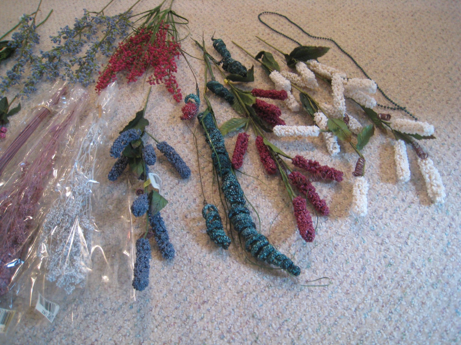 Vtg Floral Stems and Pics Lot of 35 Some Unique Most new
