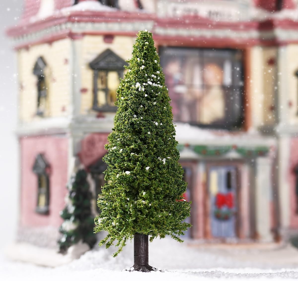 15pcs Model Trees Mixed Miniature Tree 2.36-3.93 Inch Artificial Pine Fake Ce…