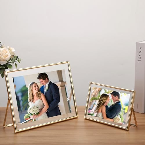 Gold 7×5″ Floating 7x5Inch(Horizontal) For 6x4Inch 2PK Light Gold