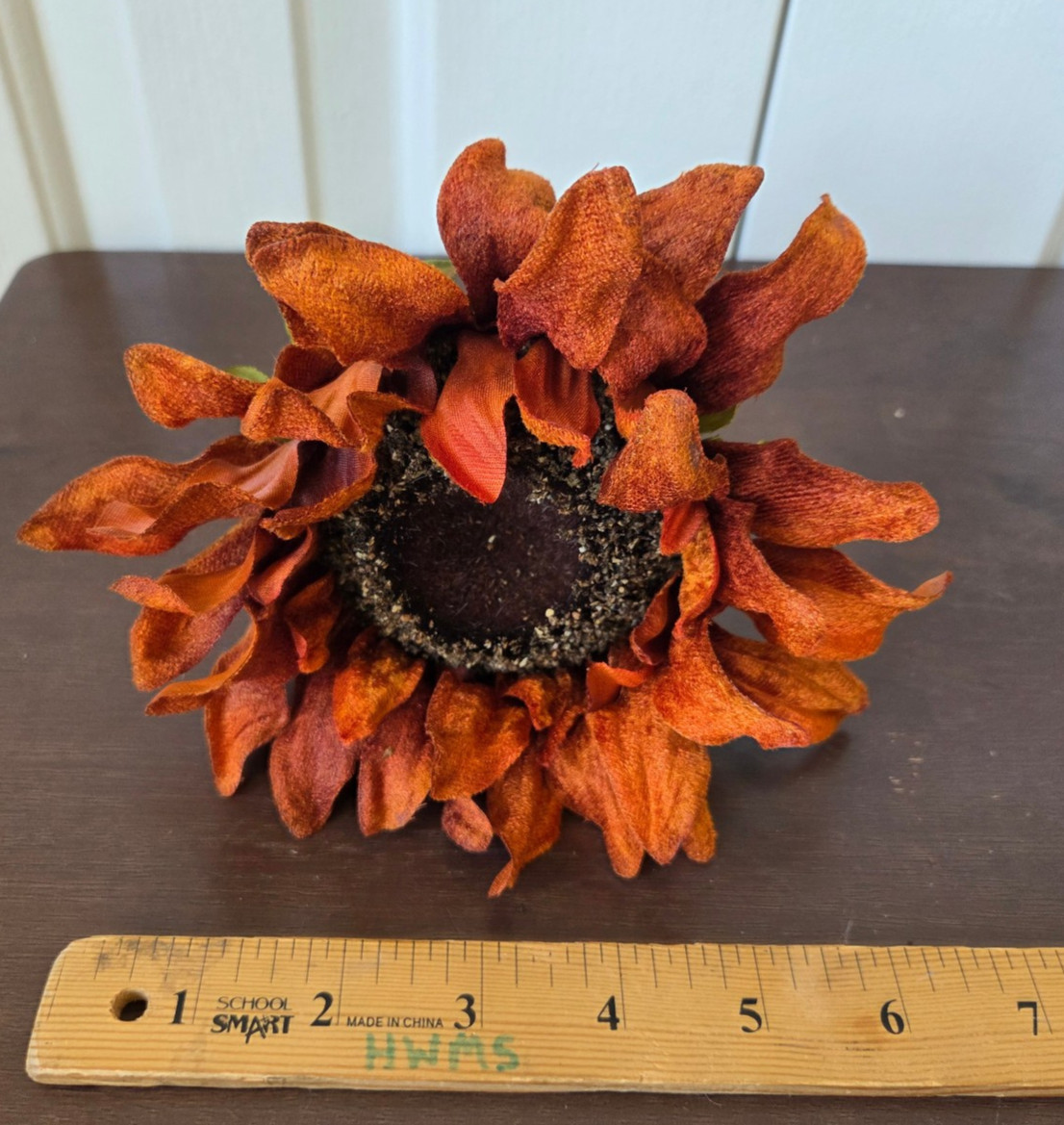 Hobby Lobby Sunflower Stem Pick Autumn Fall Rust Orange