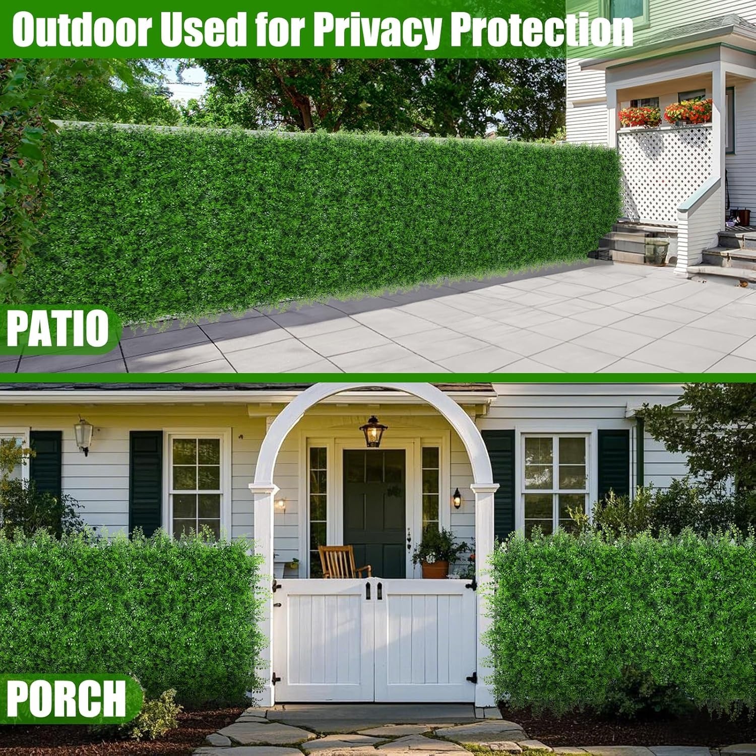 20″x20″ 12pcs Grass Wall Panels, Artificial Fern Grass Backdrop w/ UV Protection