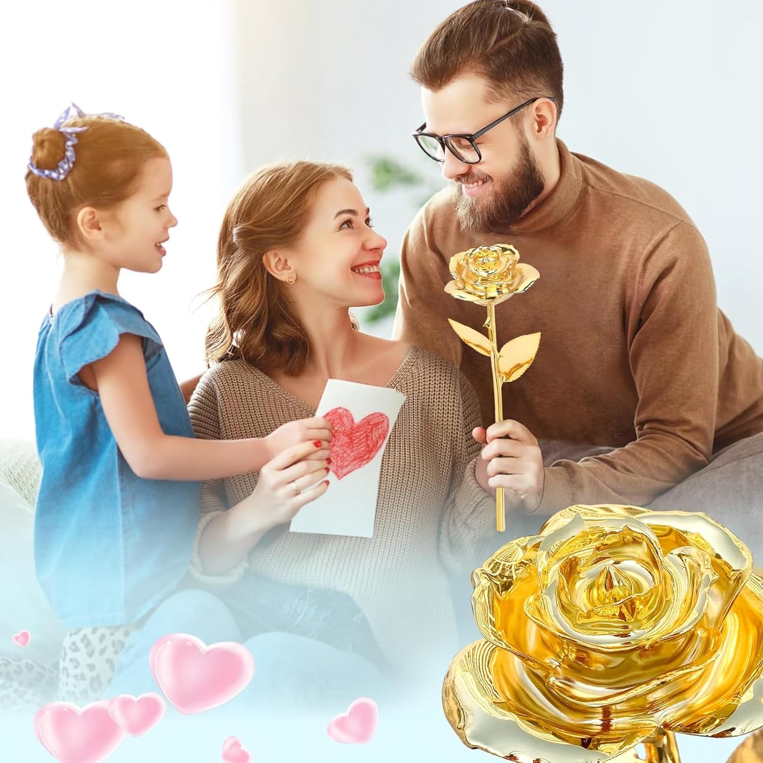 Elegant 24K Gold Dipped Rose – Romantic Gift for Women, Perfect for Any Occasion