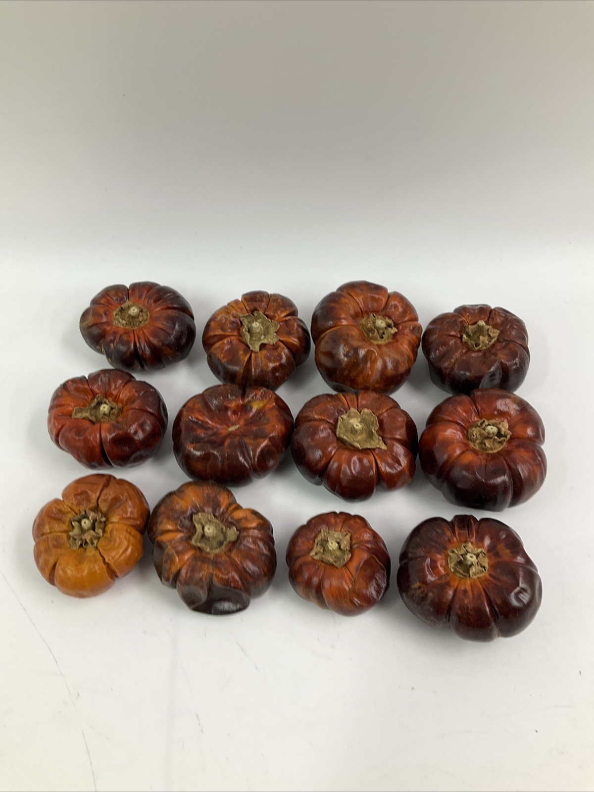 Fully Dried Mini Pumpinos Pumpkin Peppers Fall Orange Vase Filler Decor Craft