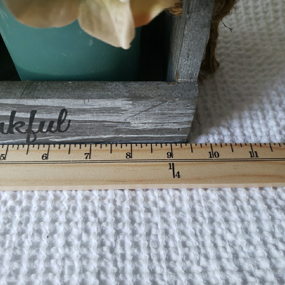 Rustic Mason Jar Table Centerpiece Thankful Wood Tray Kitchen Decor Living Room