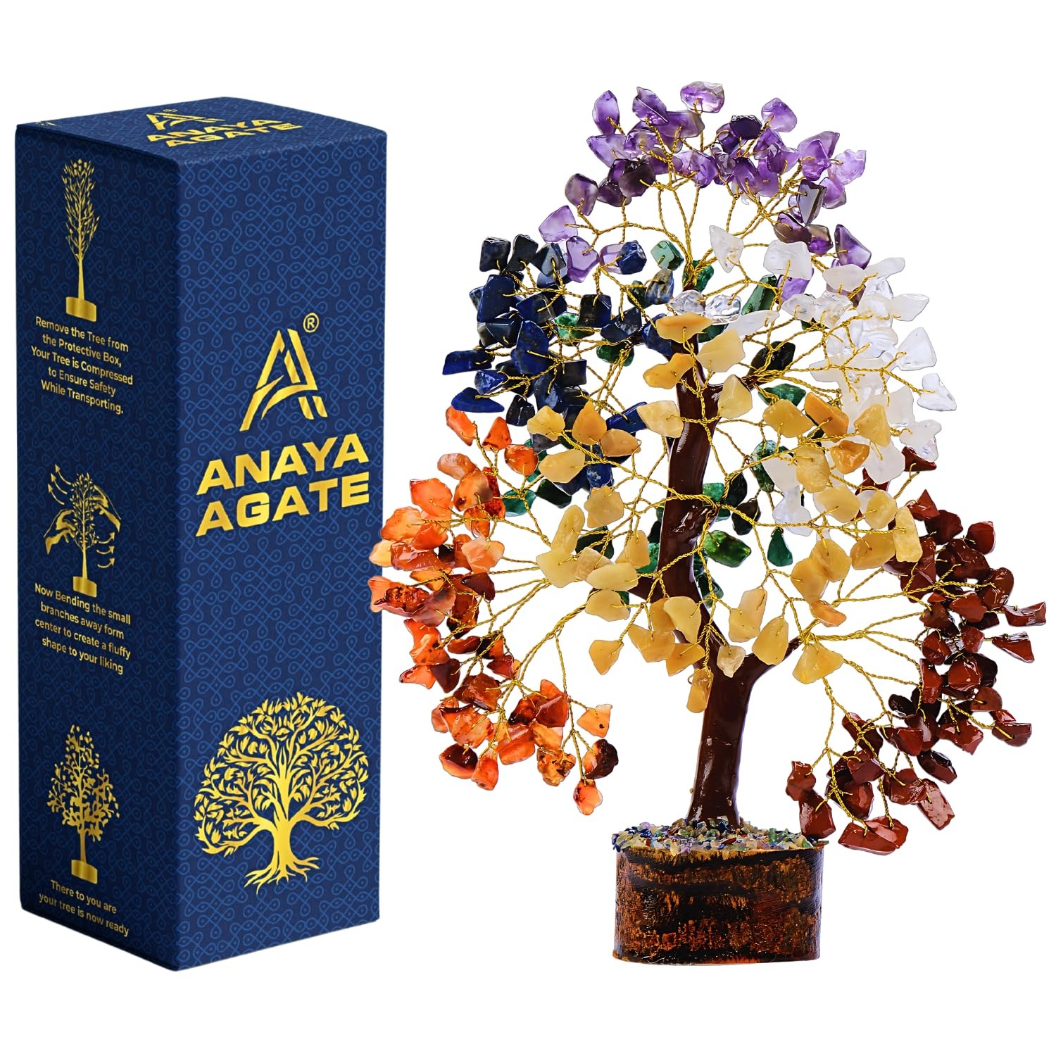 7 Chakra Crystal Tree of Life – Handmade Healing Crystals and Crystals and He…