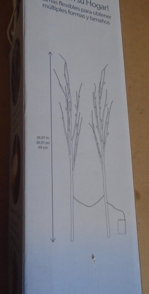 Evergreen LED Birch Branch Pack of 2 (battery operate)