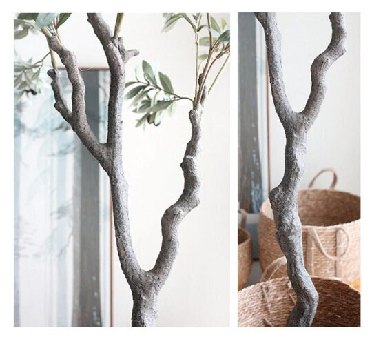 6FT Artificial Olive Leaf Tree Faux Tree Plant Indoor Outdoor Potted Plant
